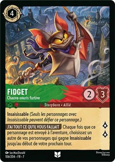Fidget Chauve Souris Furtive