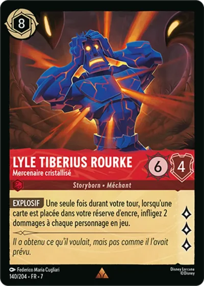 Lyle Tiberius Rourke Mercenaire Cristallise