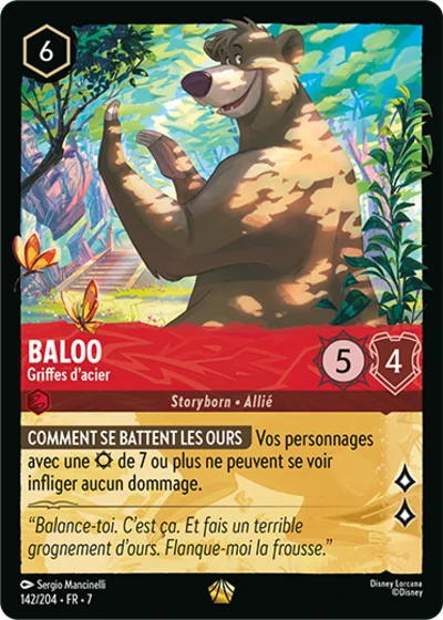 Baloo Griffes D Acier