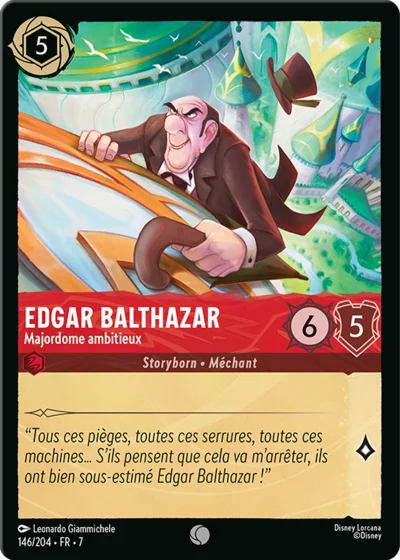 Edgar Balthazar Majordome Ambitieux