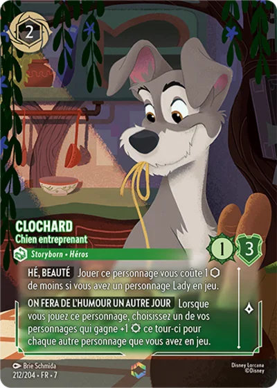 Enchanted Clochard Chien Entreprenant
