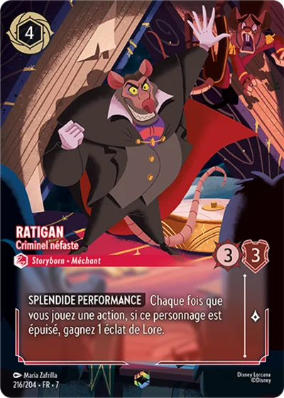 Enchanted Ratigan Criminel Nefaste