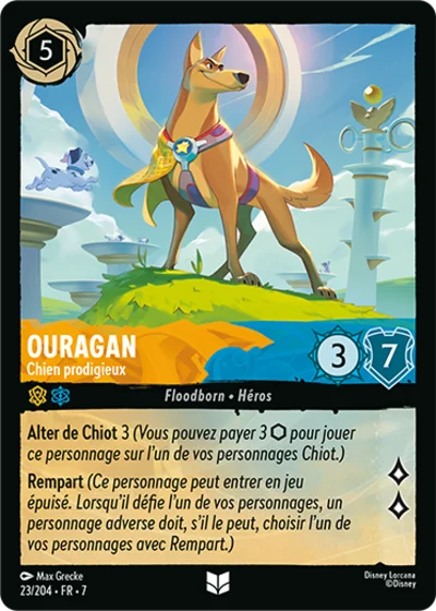 Ouragan Chien Prodigieux