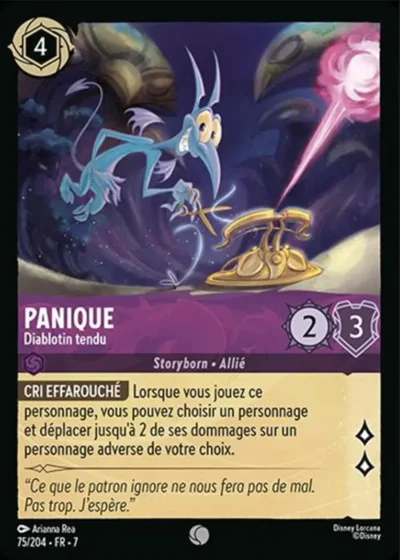 Panique Diablotin Tendu