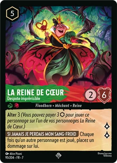 La Reine De Coeur Despote Imprevisible