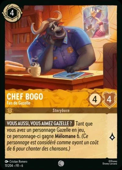 Chef Bogo Fan De Gazelle