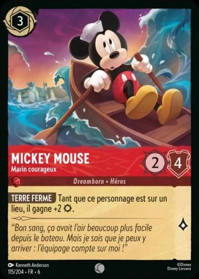 Mickey Mouse Marin Courageux