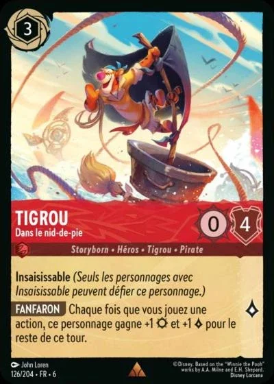 Tigrou Dans Le Nid De Pie