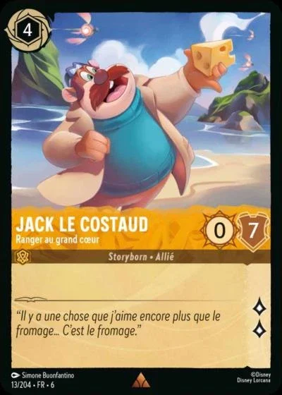 Jack Le Costaud Ranger Au Grand Coeur