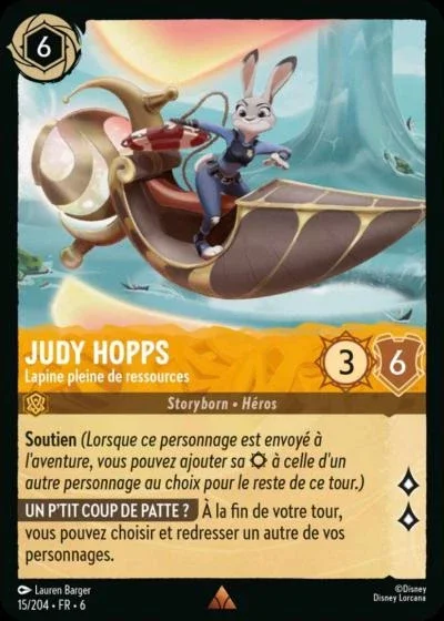 Judy Hopps Lapine Pleine De Ressources