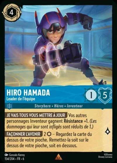 Hiro Hamada Leader De L Equipe