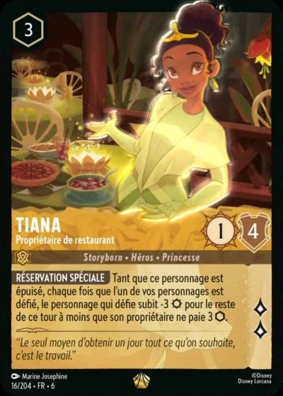 Tiana Proprietaire De Restaurant