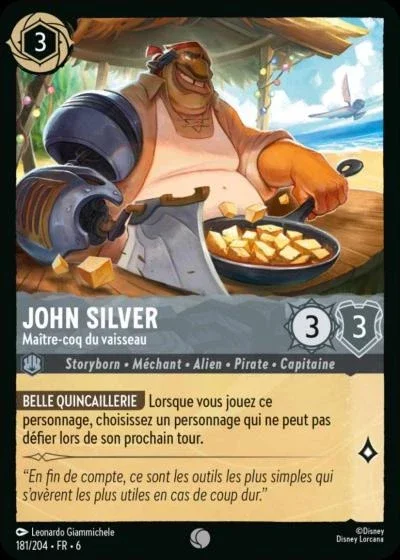 John Silver Maitre Coq Du Vaisseau