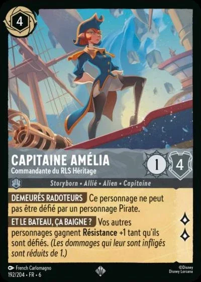 Capitaine Amelia Commandante Du Rls Heritage