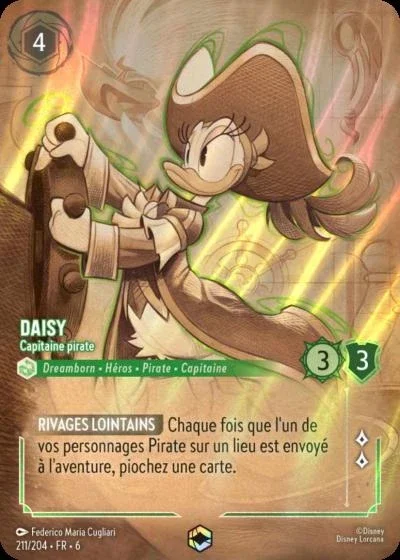 Enchanted Daisy Capitaine Pirate