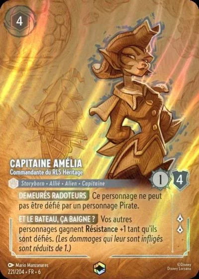 Enchanted Capitaine Amelia Commandante Du Rls Heritage