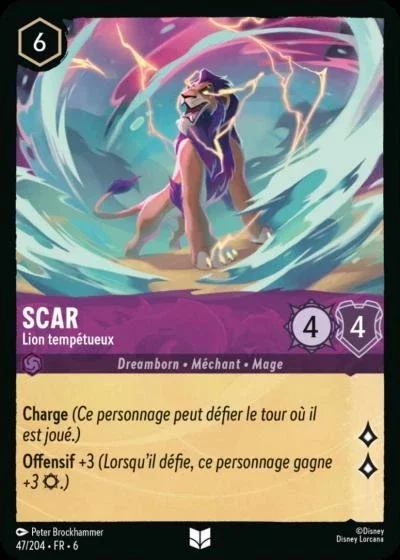 Scar Lion Tempetueux