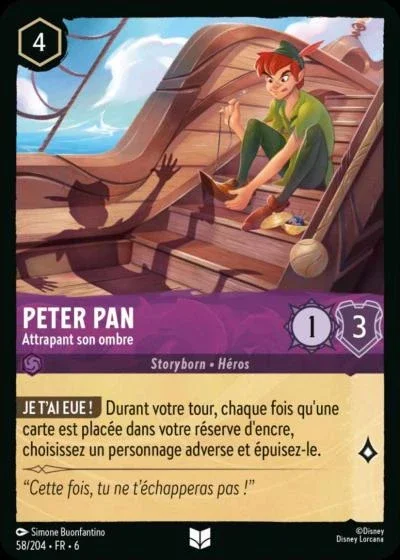 Peter Pan Attrapant Son Ombre