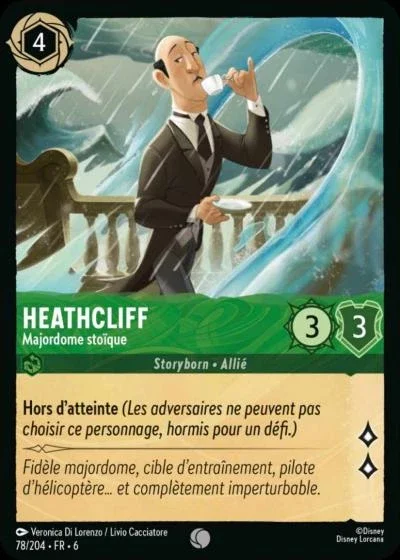 Heathcliff Majordome Stoique