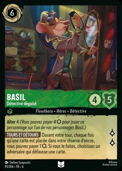 Basil Detective Deguise