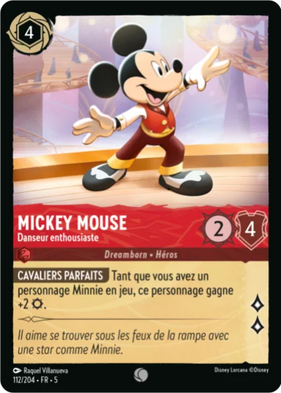 Mickey Mouse Danseur Enthousiaste