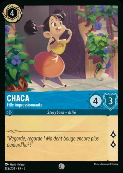 Chaca Fille Impressionnante