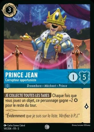Prince Jean Corrupteur Opportuniste