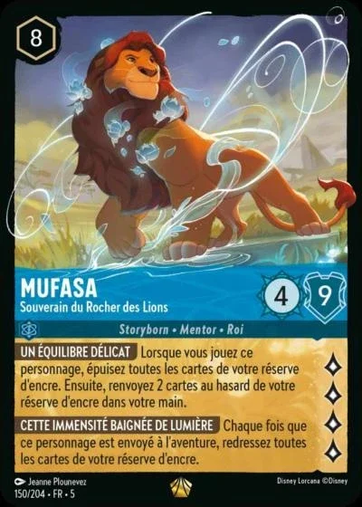 Mufasa Souverain Du Rocher Des Lions
