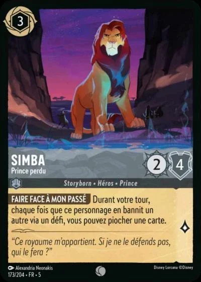 Simba Prince Perdu