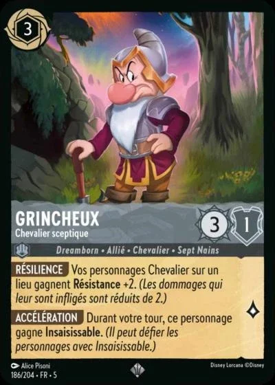 Grincheux Chevalier Sceptique