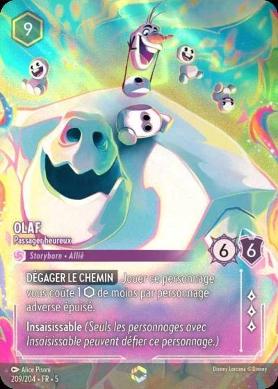 Enchanted Olaf Passager Heureux