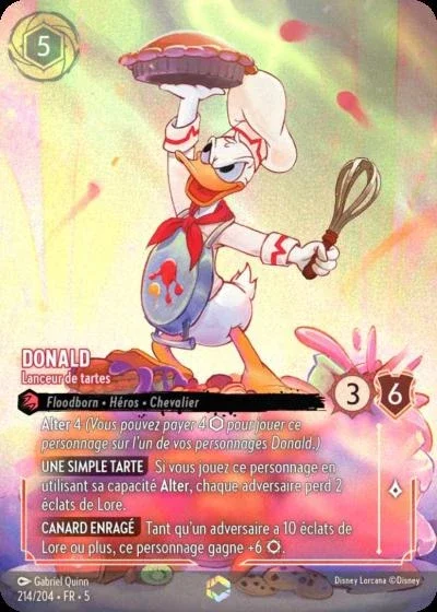 Enchanted Donald Lanceur De Tartes