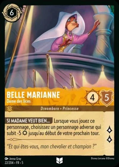 Belle Marianne Dame Des Lices