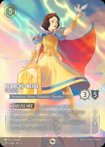 Enchanted Blanche Neige Coeur Juste