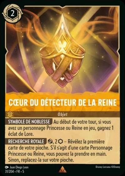 Coeur Du Detecteur De La Reine