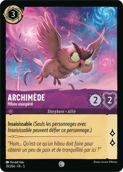 Archimede Hibou Exaspere