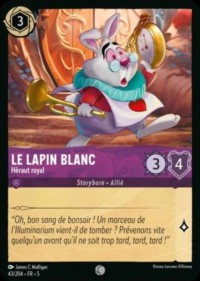 Le Lapin Blanc Heraut Royal