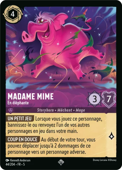 Madame Mime En Elephante