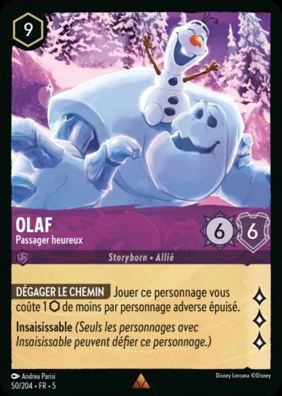 Olaf Passager Heureux