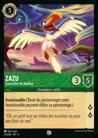Zazu Conseiller De Mufasa