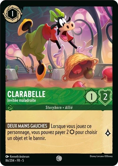 Clarabelle Invitee Maladroite