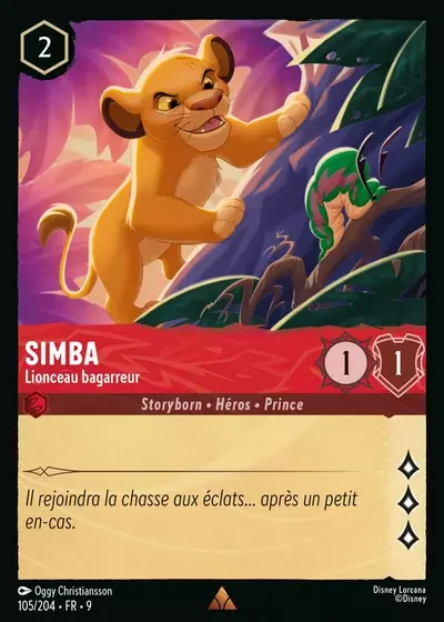 Simba Lionceau Bagarreur
