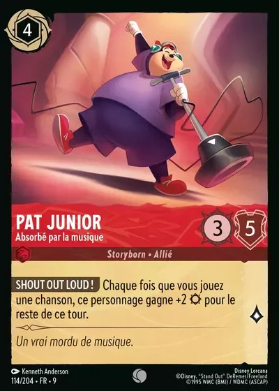 Pat Junior Absorbe Par La Musique