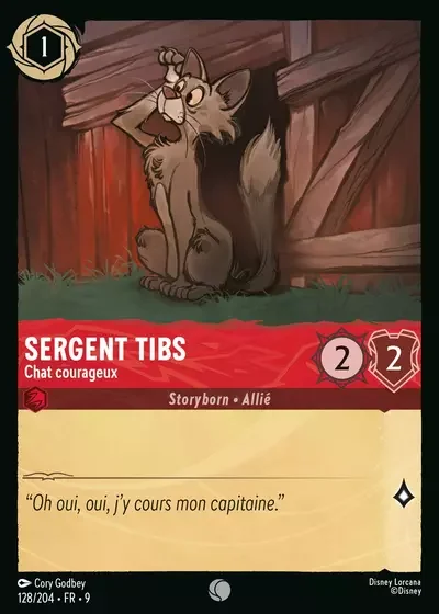 Sergent Tibs Chat Courageux