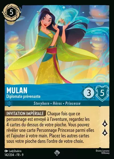 Mulan Diplomate Prevenante