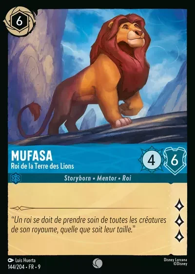 Mufasa Roi De La Terre Des Lions