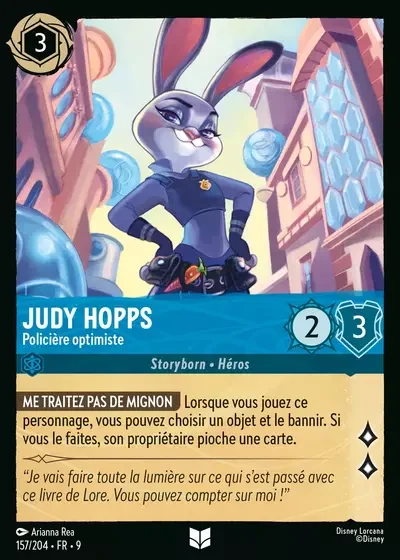 Judy Hopps Policiere Optimiste