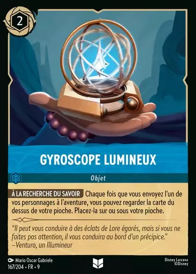 Gyroscope Lumineux