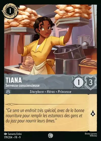 Tiana Serveuse Consciencieuse