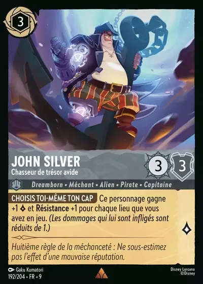 John Silver Chasseur De Tresor Avide